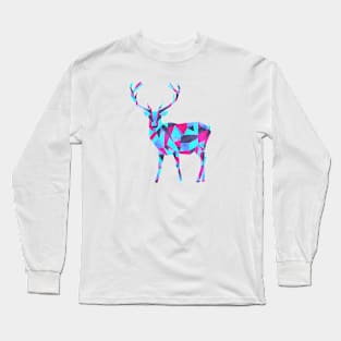 Geometric Deer Long Sleeve T-Shirt